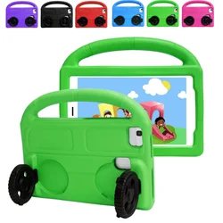 Kids Case for Huawei Mediapad M5 M3 8.4 Cartoon EVA Wheel Shockproof Soft Tablet Cover for T3 M3 Lite Honor M2 Waterplay 8.0
