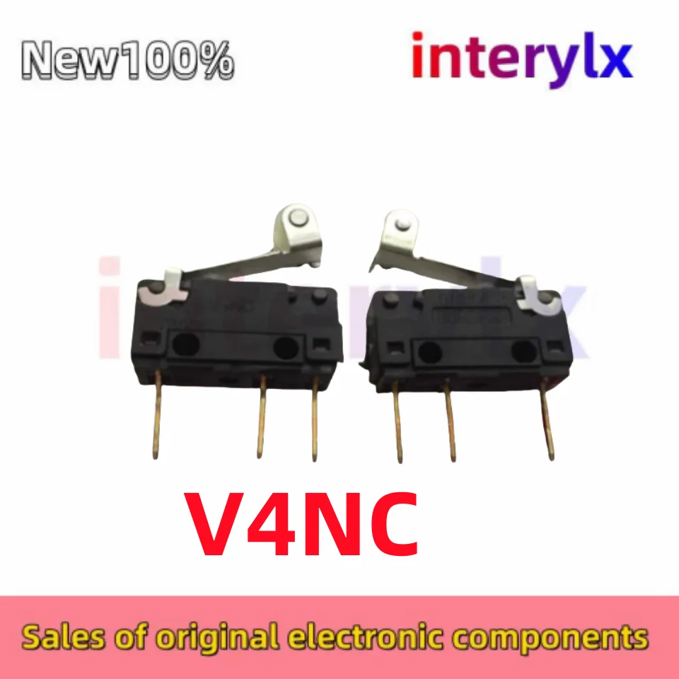 1Pcs/Lot BURGESS V4NC Micro Switch 3-Foot Roller Swing Rod Travel Limit Press Switch