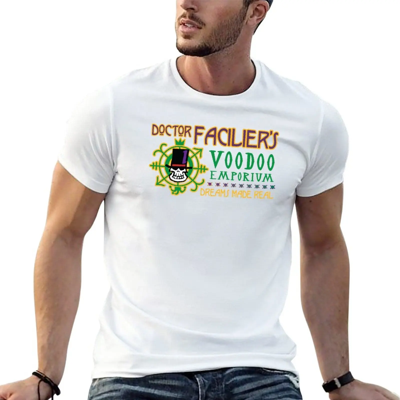 New Dr. Facilier's Voodoo Emporium T-Shirt shirts graphic tees Anime t-shirt mens graphic t-shirts anime