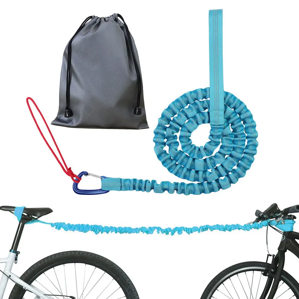 

Буксирный трос для велосипеда, тяговый трос для велосипеда, горный велосипед, тяга для родителей и детей, удобный трос для прицепа, аксессуары для кемпинга и пешего туризма