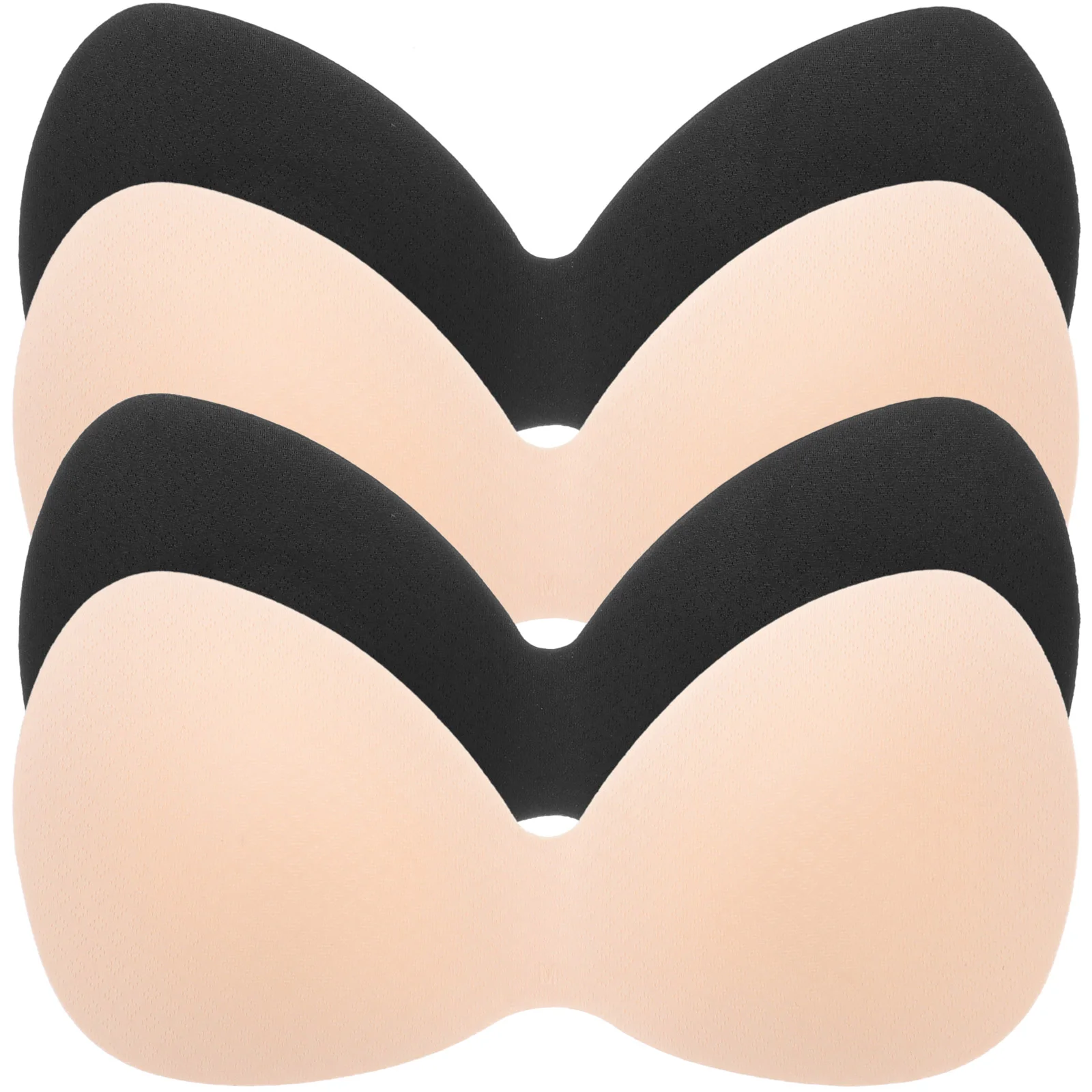 4Pcs One-Piece Bra Pads Inserts Pushup Bra Pads Sports Bra Removable Bra Pads Integrated Bra Pads Sports Bras Insert Pads Sports