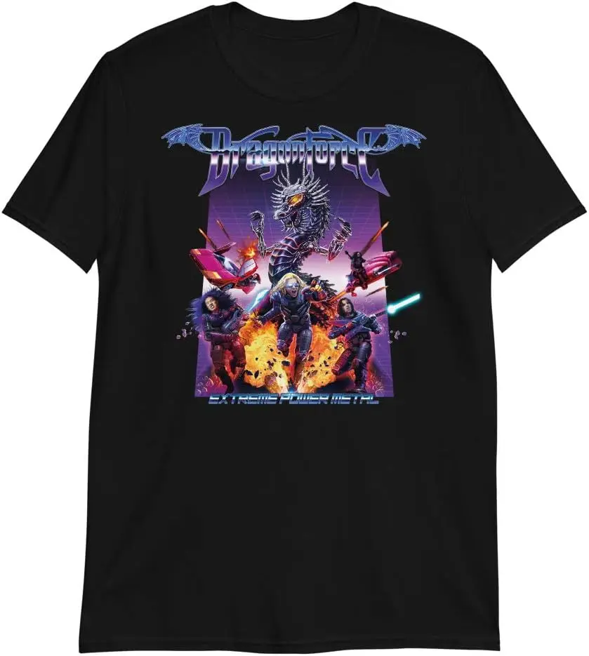 Dragonforce Extreme Power Metal Cover Art T-Shirt (Official Merchandise)