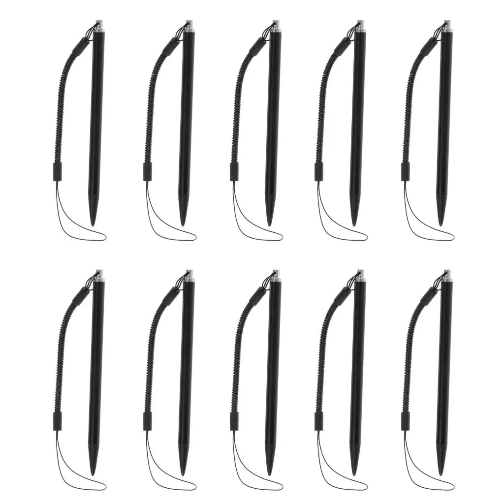 Hand Writing Resistive Stylus Pen 10 Pack ABS Large Tip Drawing Tool for Game Console Navigator Touch Screen