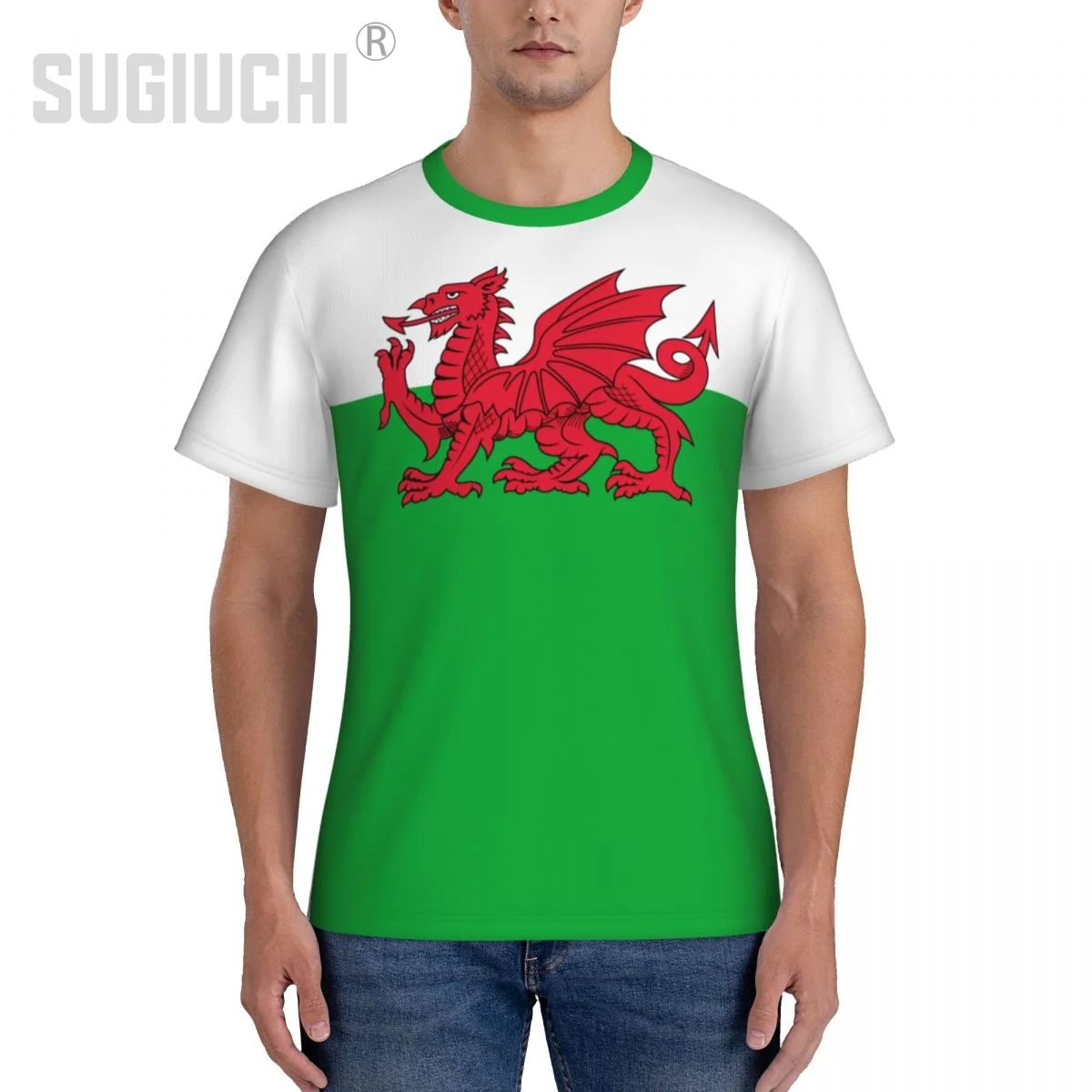 Tight Sports T-shirt Wales Cymru Flag Emblem 3D For Men Women Tees jersey Clothes Soccer Football Fans Gift Patriotic T shirt