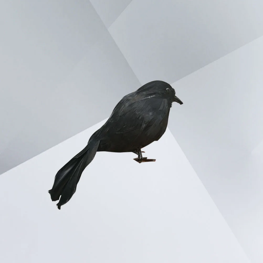 Versier gesimuleerde kraaidecoratie Halloween buitendecoraties Vogelornamenten voor de tuin