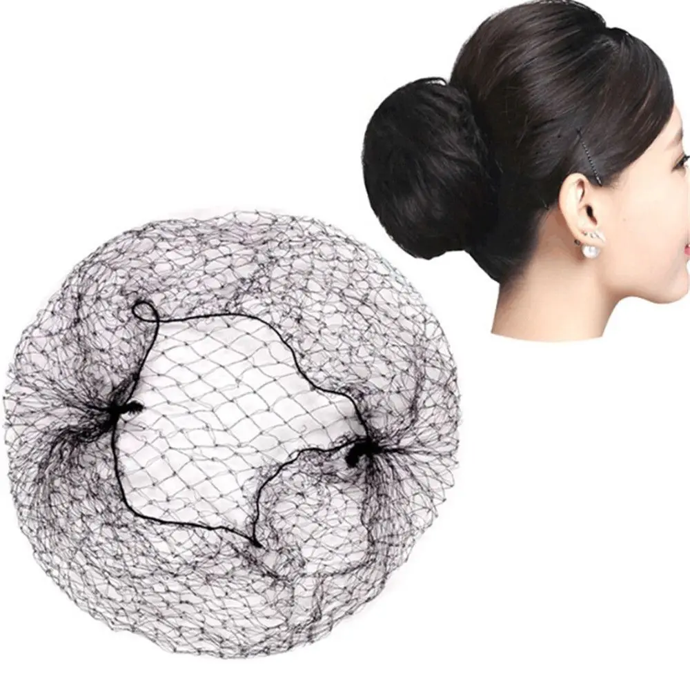 10/30 Pcs Hot Sale Ballet Snood Elastic Edge Hair Styling Tool Invisible Hair Nets Wig Net Bun Cover