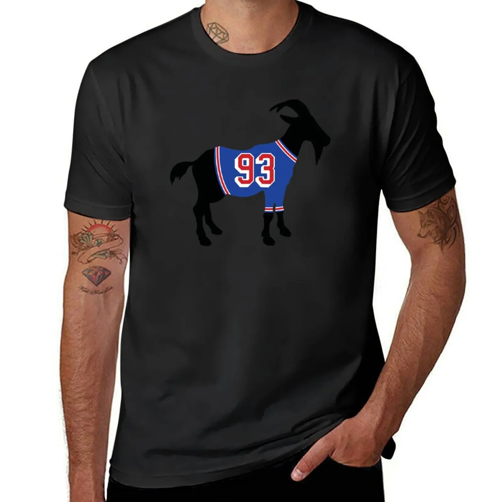 Mika Zibanejad GOAT T-Shirt sports fans vintage tees plus sizes mens workout shirts