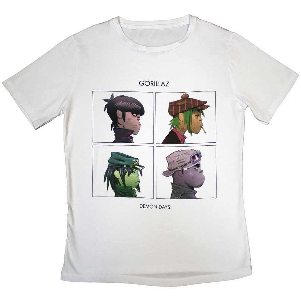 Gorillaz  Cracker Island Standing Group Band T-Shirt 100% Cotton Graphic Tee Men Women Summer Streetwear Top