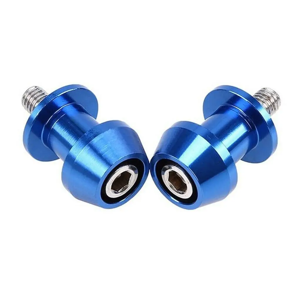 10mm Diameter Motorcycle Swingarm Spools CNC Machined Aluminum Alloy Swingarm Spools Slider Slider Design Screw Holder Type