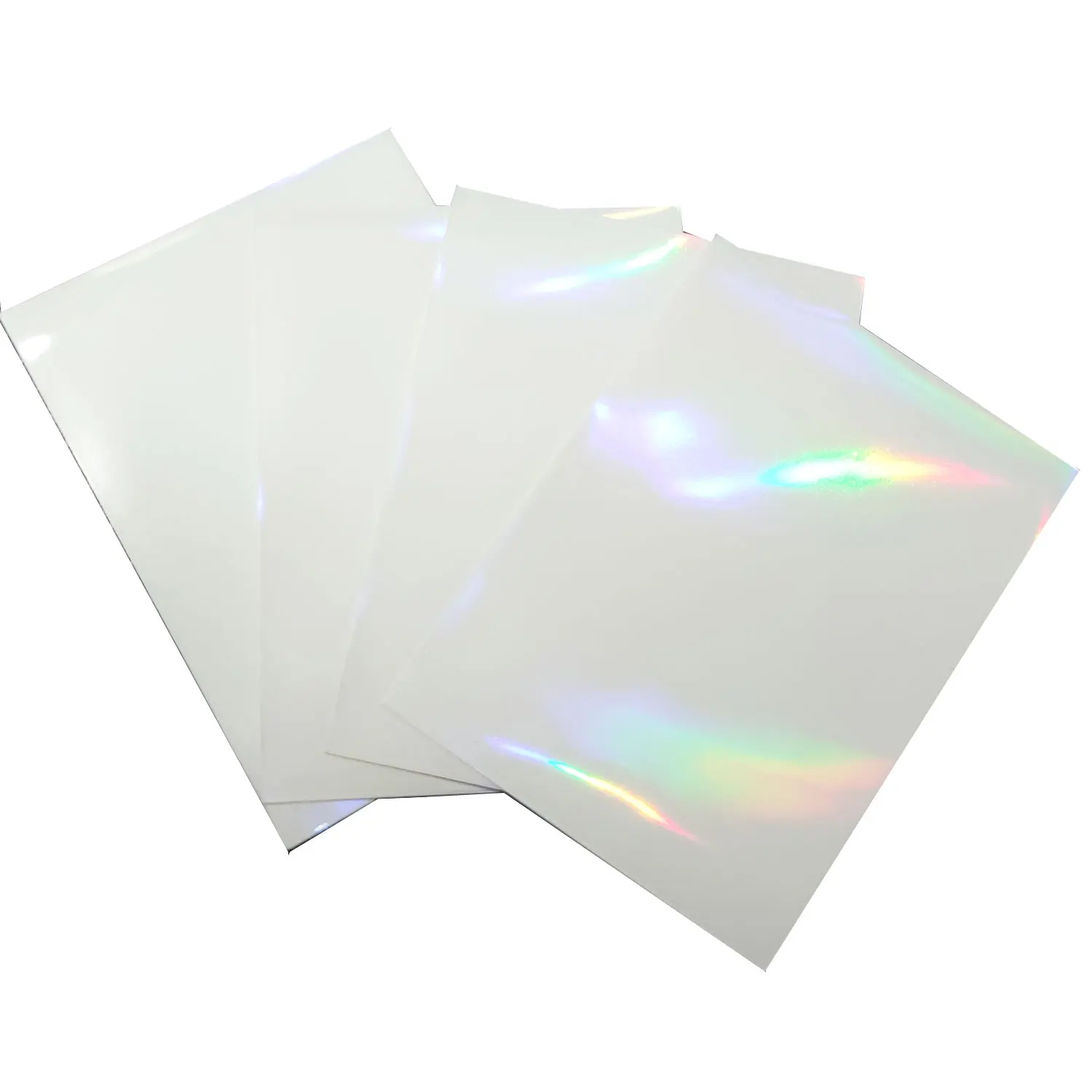 

100pcs Holographic Card Sleeves Colorful Standard Trading Card Protective Sleeves Perfect Fit Standard Size TCG Cards Protectors