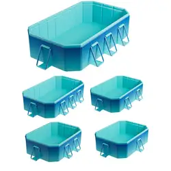 Non-Inflatable Kiddie Pool Foldable Swimming Pool Kid Pool Dog Pool Dog Swimming Pool Collapsible Portable Bath Tub