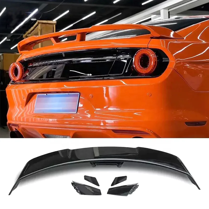 

Factory Direct ABS Material GT Style Rear Spoiler for Ford Mustang 2015-2022 Car Spoilercustom