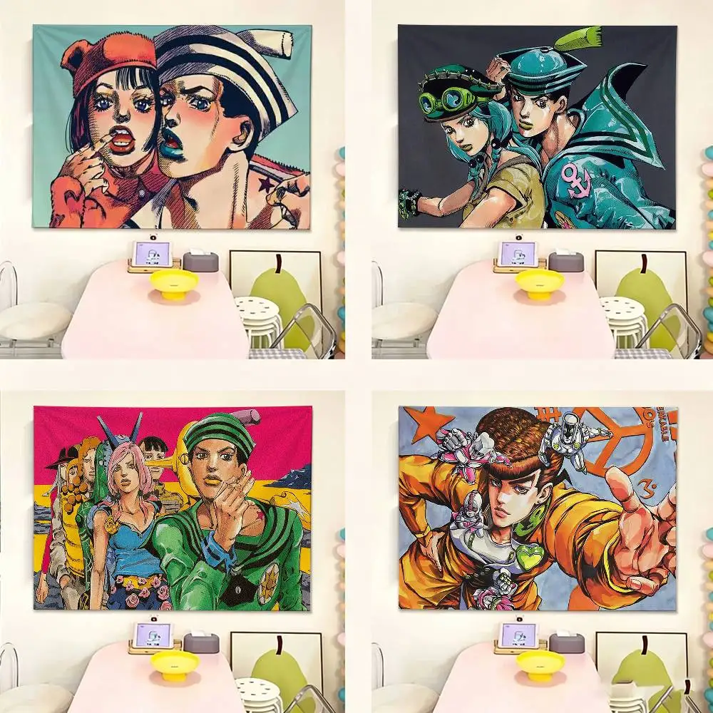 JOJO Higashikata Josuke G-Gappy Flags Suitable For Party Club Outdoor Interior Wall Decoration Banner Fans Gift