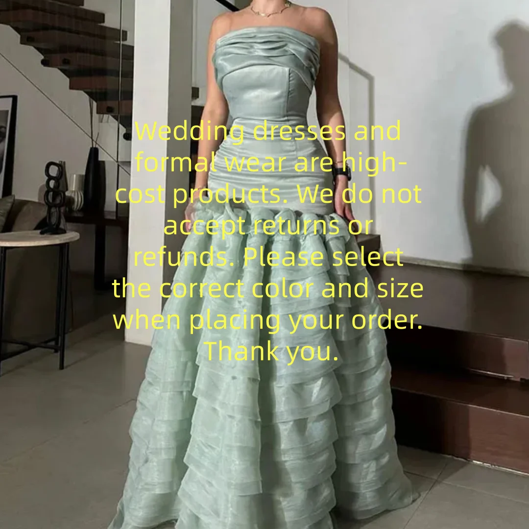 플리츠 우아한 플리츠 심플한 머메이드 정장 파티 드레스 여성용 긴 소매 없는 프로무 드레스 이브닝 드레스 맞춤 제작