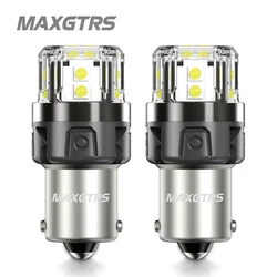 2Pcs P21W LED 7440 W21W White Canbus No Error 1156 BA15S LED Reversing Light DRL for Skoda Octavia 3 Fiat 500 Audi Ford Focus 2