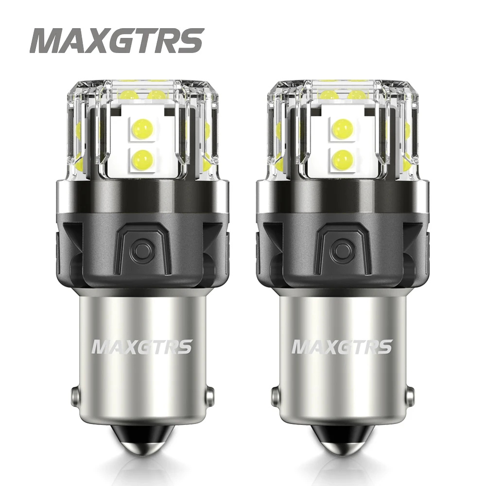 2 szt. P21W LED 7440 W21W Białe Canbus Bez Błędu 1156 BA15S LED Światła Cofania DRL do Skoda Octavia 3 Fiat 500 Audi Ford Focus 2