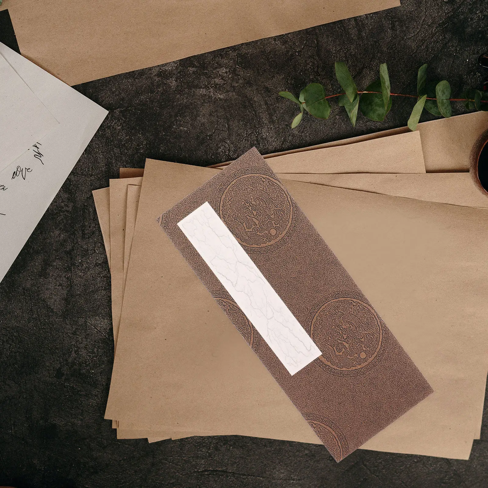 Chinese Calligraphy Paper Fold Book Thickened Vintage Writing Papers Blank Xuan Paper Book for Painting Drawing Calligraphy