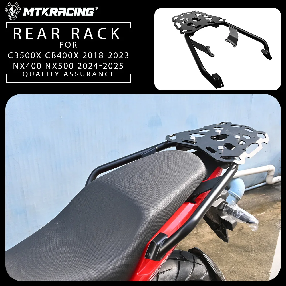 

For HONDA CB500X CB400X 2018-2023 /NX400 NX500 2024-2025 Motorcycle Rear Luggage Cargo Holder Top Box Carrier Shelf Accessories