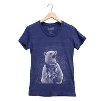 Polar Bear T Shirt Womens Junior Cute Christmas Animal