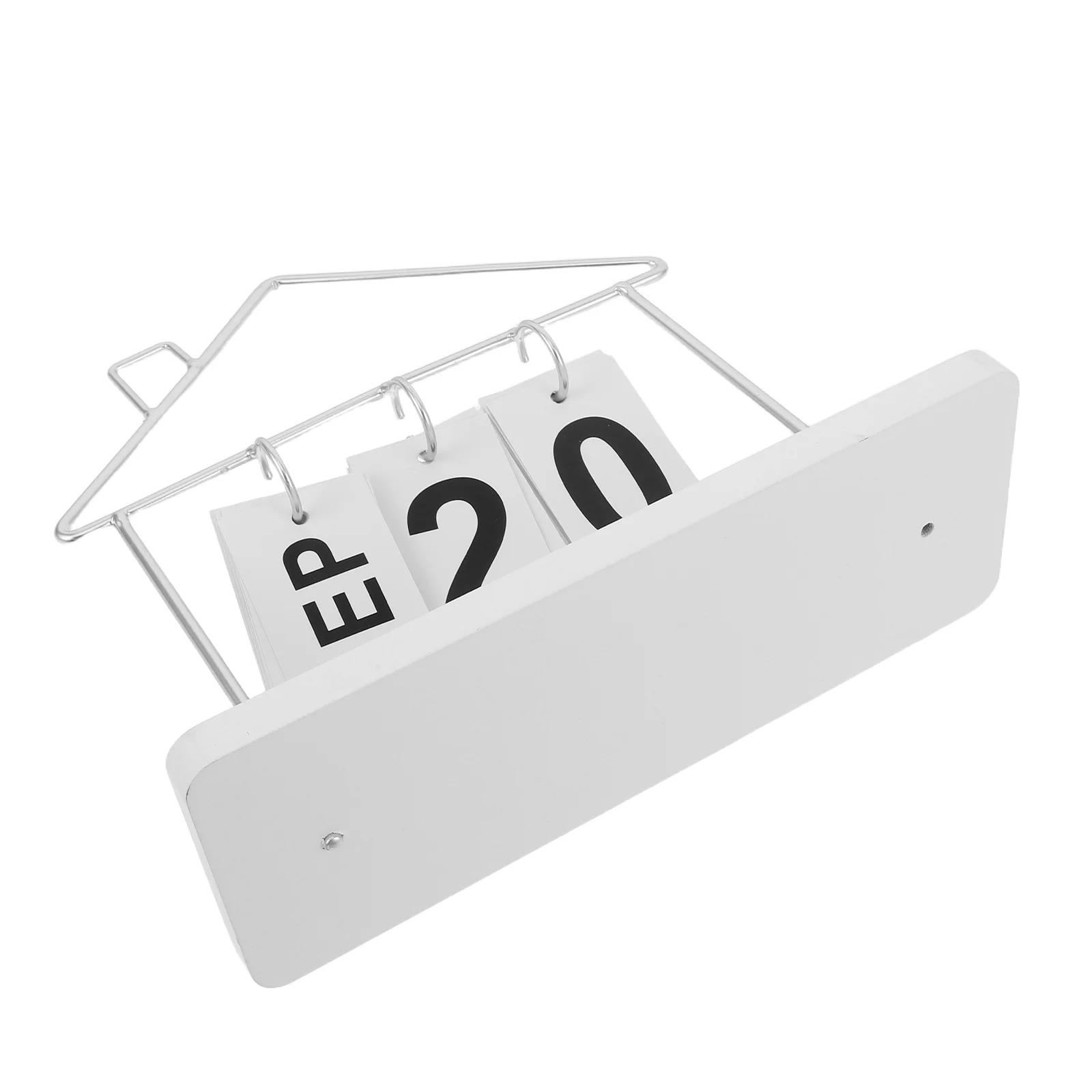 

Creative Calendar Office Desk Decor Desktop Decoration Daily Perpetual Calendars Metal Material Easy Flipping Compact Size