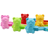 Bear Shaped Snowball Maker Clip Kid Outdoor Plastic Winter Snow Sand Mold Tool