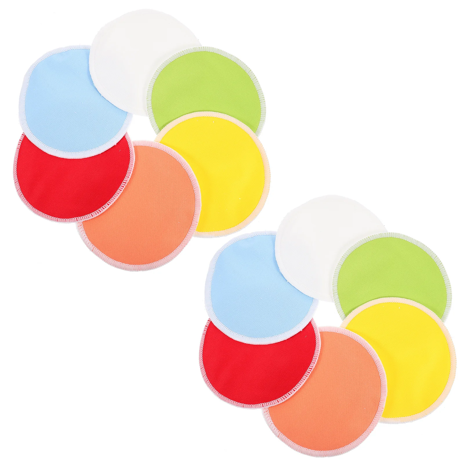 

12pcs Washable Breastfeeding Breathable Reusable Nursing Pads Nursing Pads Leak Proof Absorbent Maternity Mixed Color