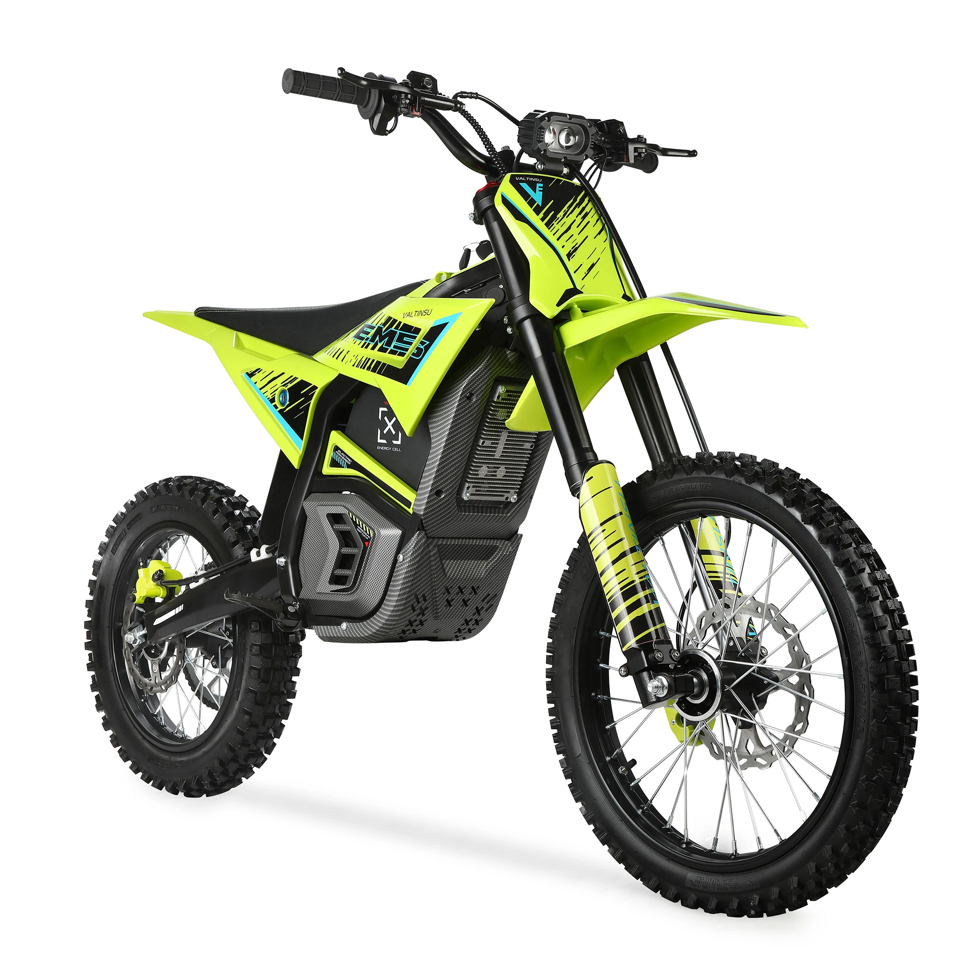 Valtinsu EM5 PRO – Neues EU-Modell: Spitzenmodell mit 5600W, 60V, 27Ah, Nennleistung 2500W, Höchstgeschwindigkeit 80 km/h, LCD-Display, 17-Zoll-Großreifen, IPX6 wasserdicht, sofort lieferbar.