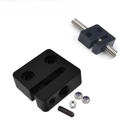 BulkMan 3D T8 Lead Screw 8mm T Type Anti-backlash Nut Block Pitch 2mm Lead 2mm 4mm 8mm for CNC 3D Printer Parts