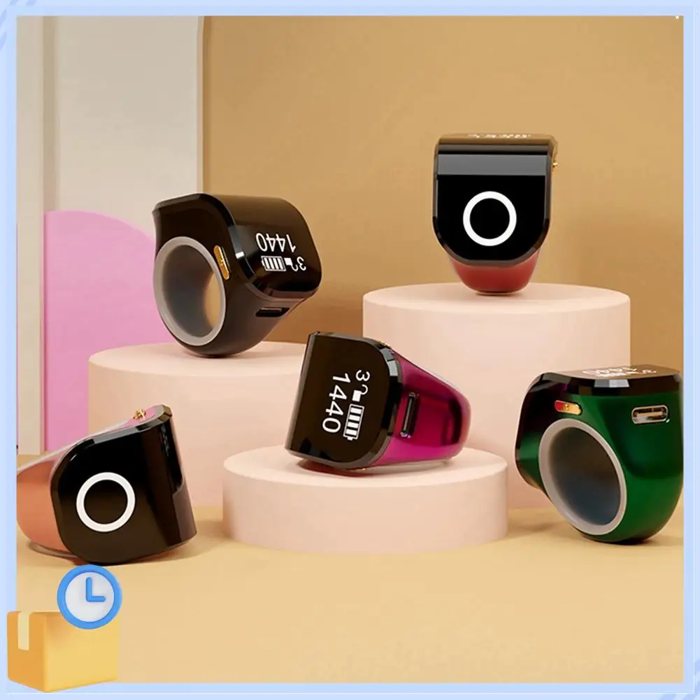

Popular Digital Counter Portable Points Rechargeable Ring Ring Idea Tally Counter Smart Touch Finger Counter