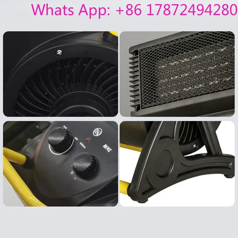 Air Heater Industrial Heater Hot Air Fan Electric Heater bathroom high-power cooling and heating living room commercial office