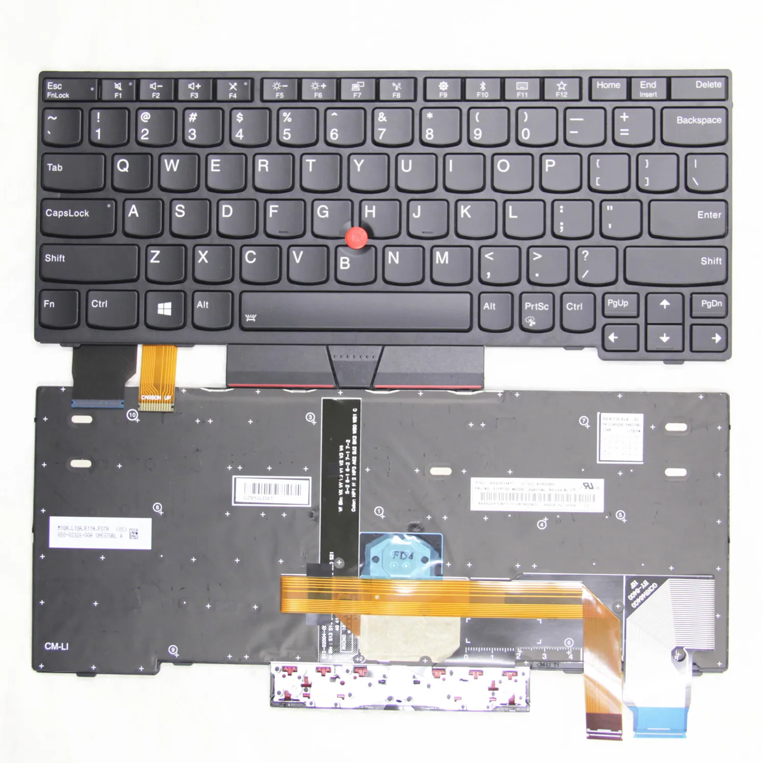 

100%New Original US for Lenovo Thinkpad X280 A285 X390 X395 S2 5TH X13 L13 Laptop Backlit Keyboard 01YP142 01YP222 01YP120