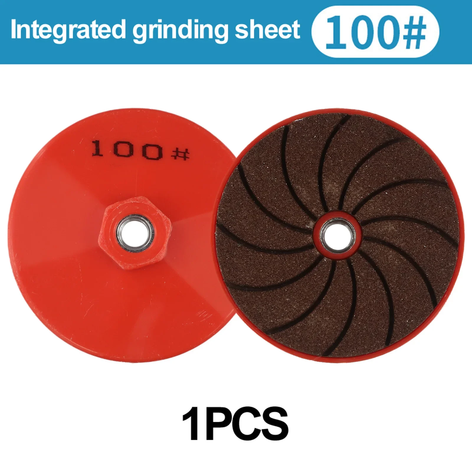Diamond Polishing Pads Kit Wet/Dry For Granite Stone Concrete Marble Polishing Use Grinding Discs Backing Pads