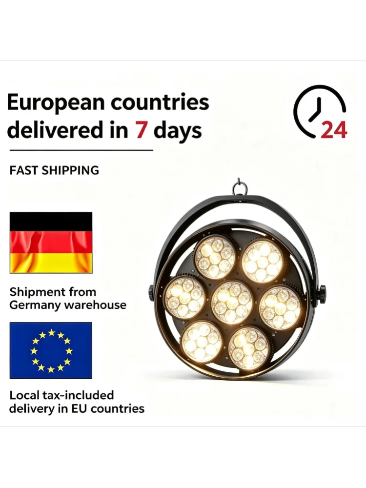 2 szt. 7x50W Vintage LED Linear Bar Light DMX512 Lampa efektowa do oświetlenia ścian scenicznych dla DJ-ów, dyskotek, wesel, imprez i klubów — 2
