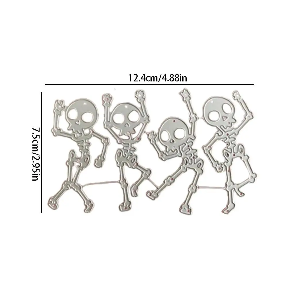 Halloween Skeleton Skull Decoration Metal Cutting Dies DIY Scrapbook Paper Cards Embossing Craft Die Cut Handmade Craft