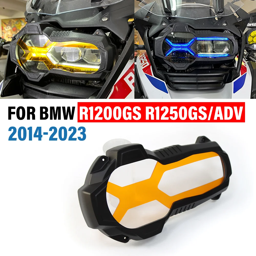 Защитная крышка для фар мотоцикла, аксессуары для защиты линз, подходит для BMW R1200GS R1250GS ADV R1200 R1250 GS 2014-2023