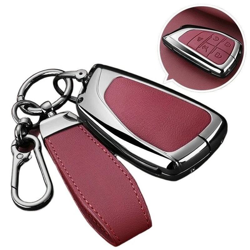 Protective Zinc Alloy Key Cover Case for Buick Enclave Plus/Enclave S/LaCrosse (2025) - Key Fob Shell Keybag Keychain