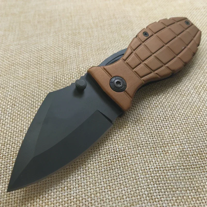 Neue Damaskus Jagd 58HRC Hohe Härte 440C Klinge Edelstahl Griff Klappmesser Outdoor Camping Überleben Messer EDC Werkzeug