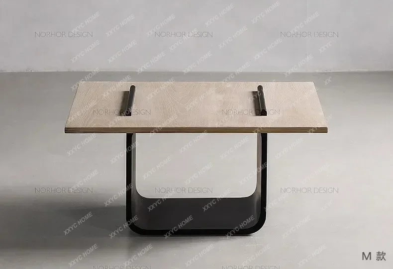 N Nordic Master Minimalist Creative Design Solid Wood Modern Coffee Table Square Living Room Side Table Corner Table