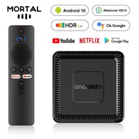 Mortal Q7 Quad Core TV Box Allwinner H313 with Android 10 Smart WIFI 6 Google Assistant Streaming BT5.2 4K HDR 16GB Media Player