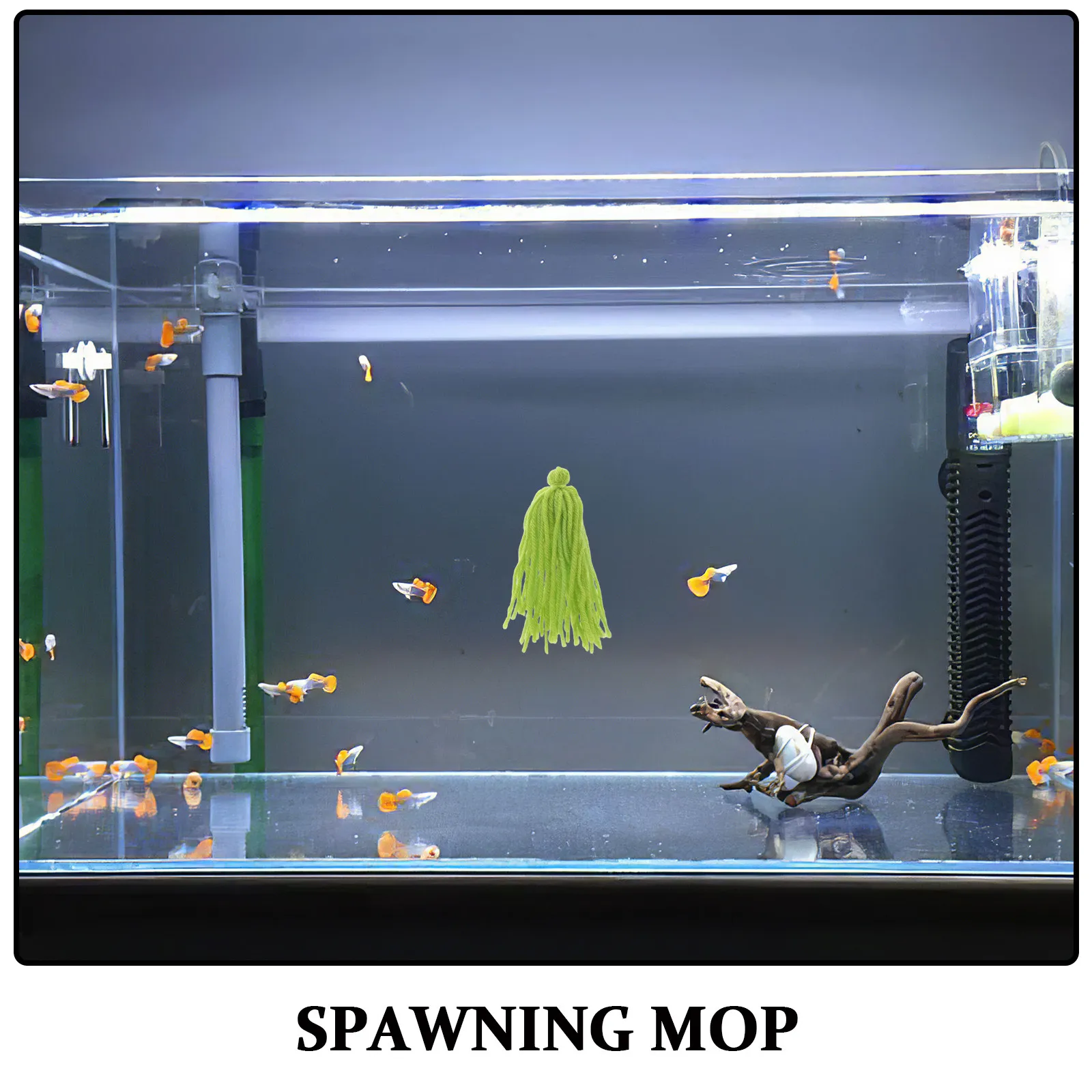 

20pcs Spawning Mop For Fish Aquarium Spawning Mop For Fish Breeding Floating Tank Spawning Grass Artificial Plant Fish Tank deco
