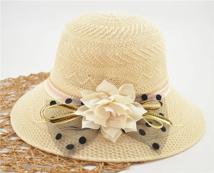 

Летняя солнцезащитная шляпа для женщин - соломенная кепка Boonie с широкими полями и цветочным принтом пиона, защита от ультрафиолета, уличная дорожная шляпа для мамы