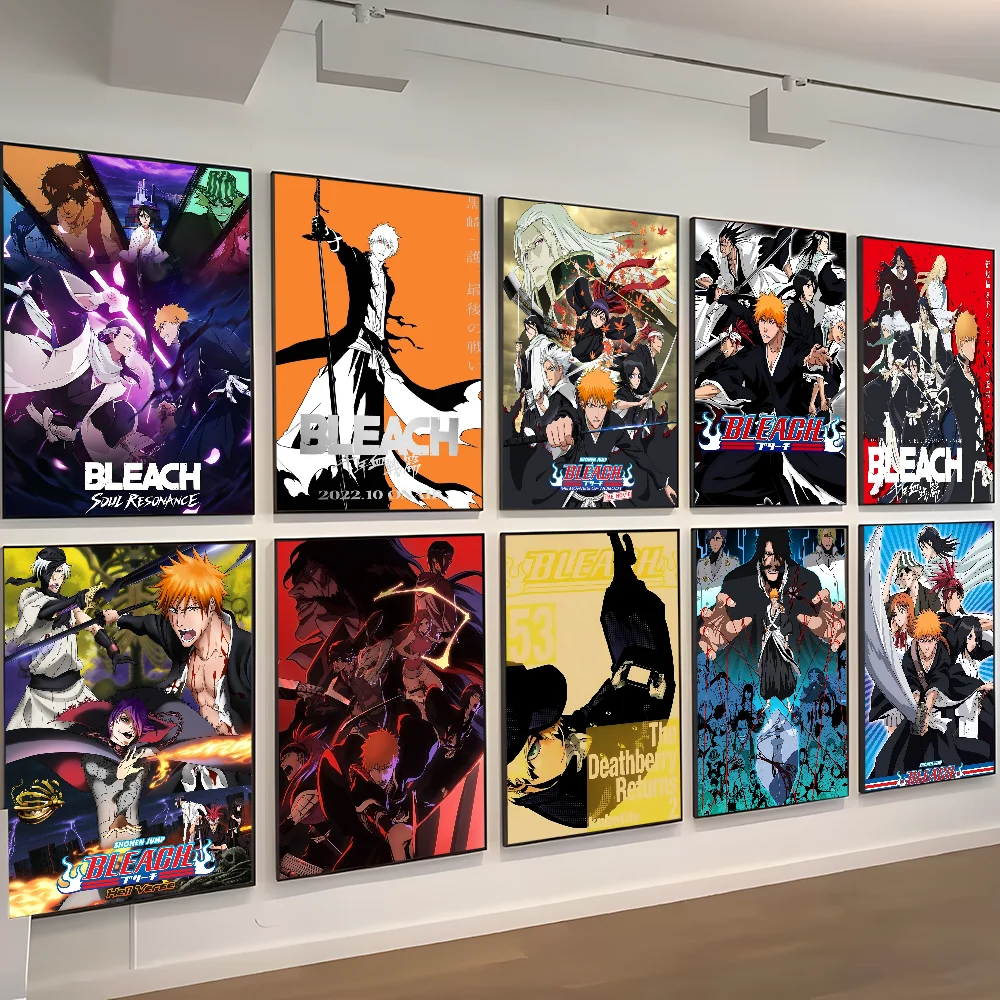 Anime Figure Bleach Whitepaper Poster HD Quality Poster Wall Art Painting Study Room Wall Decor