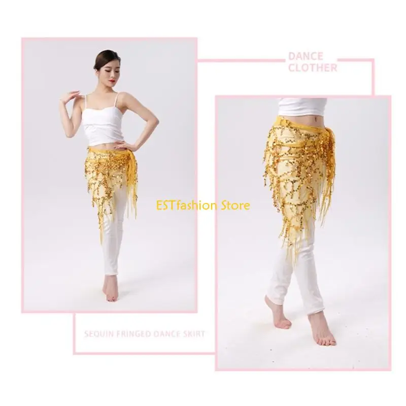 Y5GC Gonne con paillettes brilla Minigonna glitterata Gonna corta con spacco laterale Party Clubwear