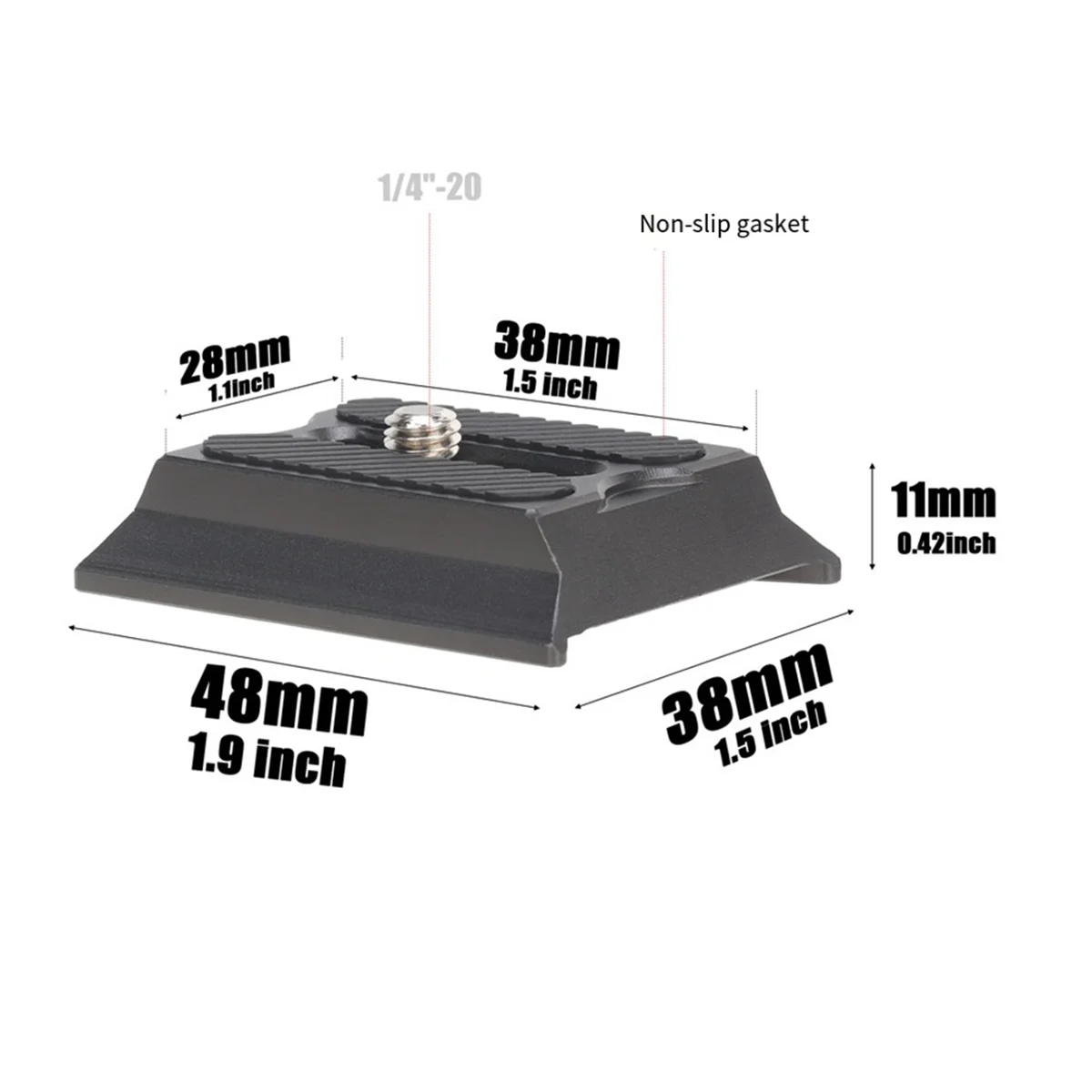 Untuk DJI Stabilizer RS Manfrotto Tripod ARCA Head kamera multifungsi multi-fungsi atas plat pelepas cepat