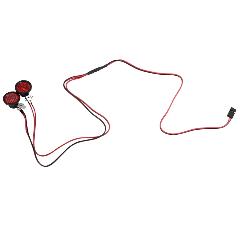 

T23C LED Lights Bright Headlights Spotlight For 1/10 RC Crawler Car TRX4 TRX6 Axial SCX10 90046 Round 2LED