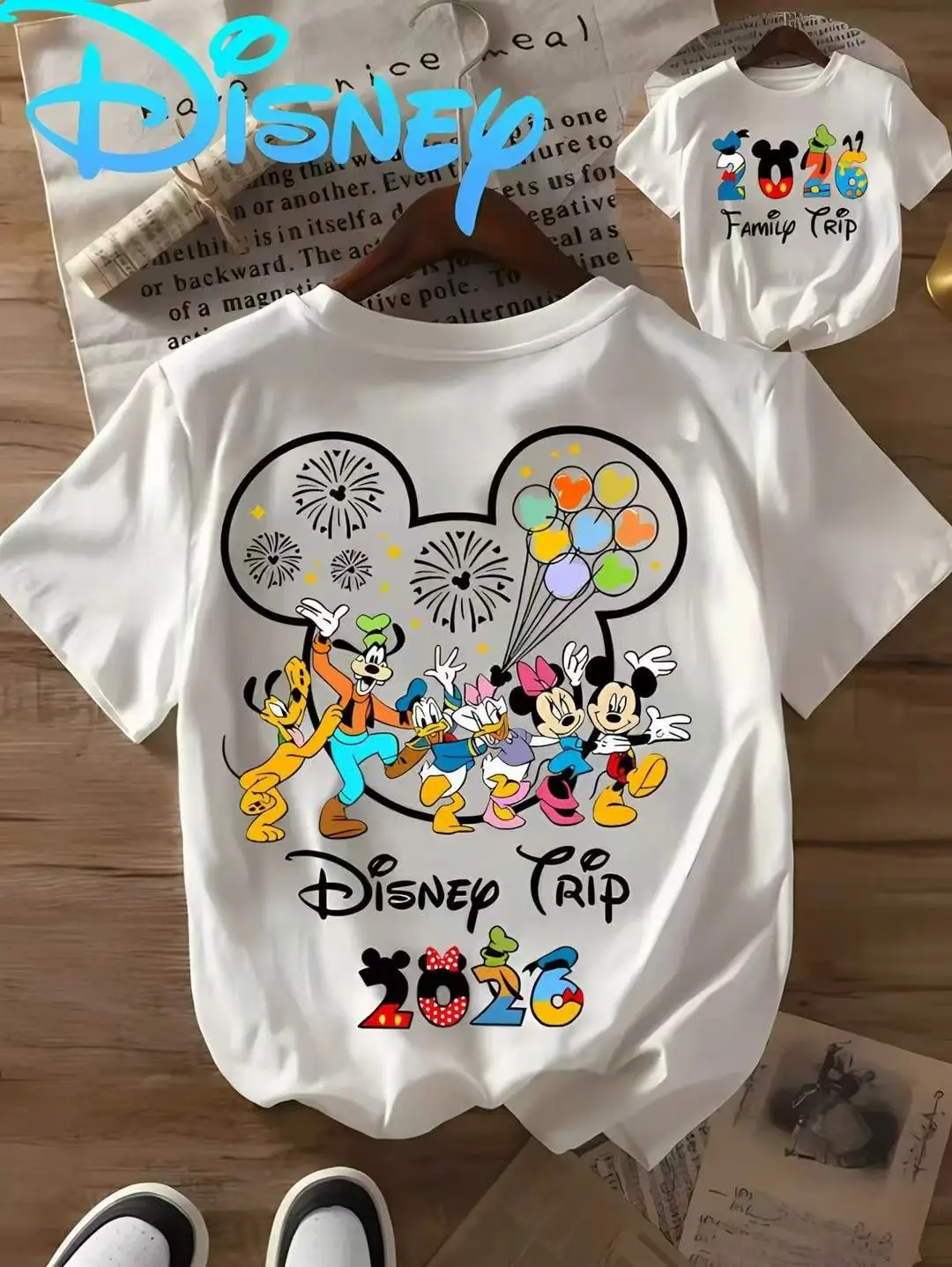 Mickey and Friends Magic Castle T-Shirt 2026 | Disney Park Tour Vacation Tee | Family Matching Top for Men, Women & Kids Tops