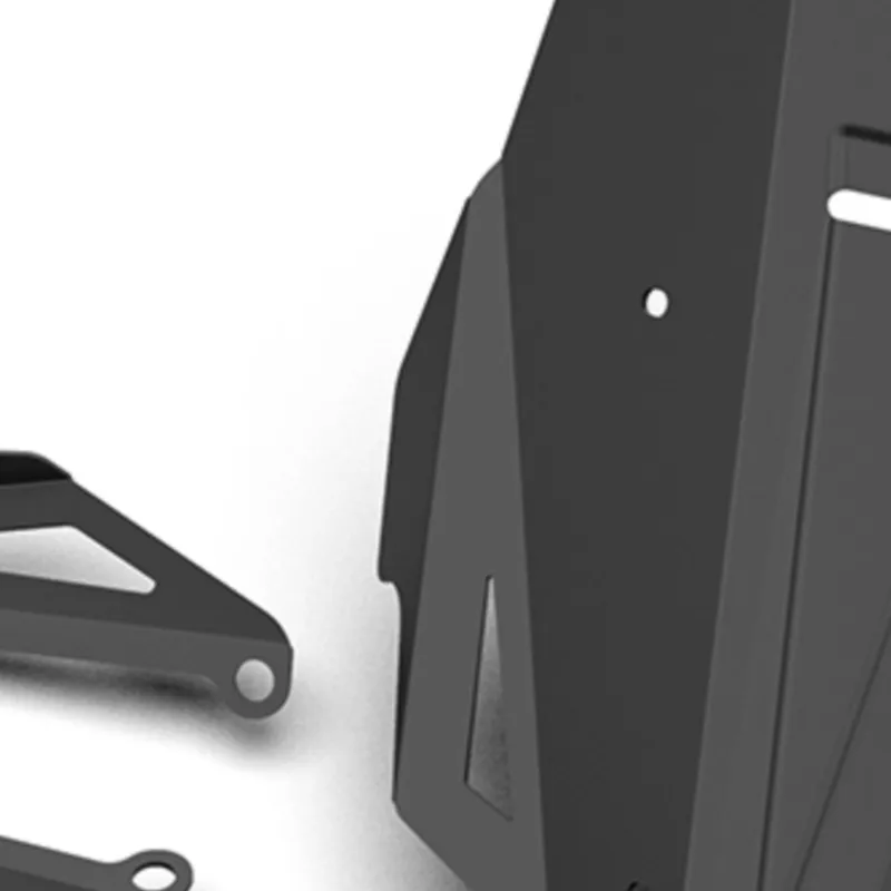 يناسب لياماها MT-07 MT07 2021 2022 2023 fz07 FZ-07 دراجة نارية أسود الألومنيوم الزجاج الأمامي الرياضة الزجاج الأمامي قناع منحرف #1