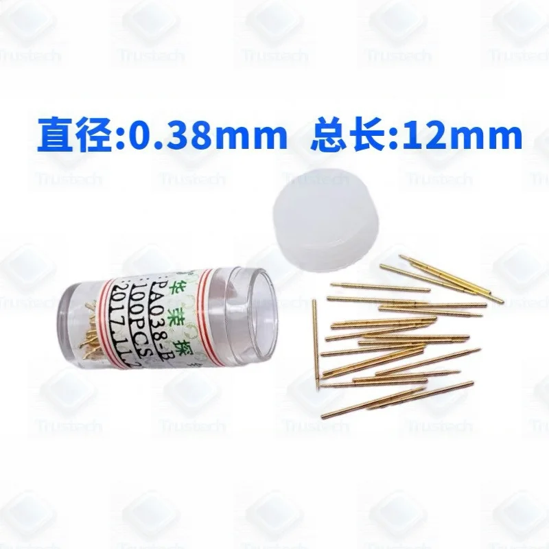 Original 100pcs P038 series test probes P038-B F J E A G Q1 Precision test pin 0.38
