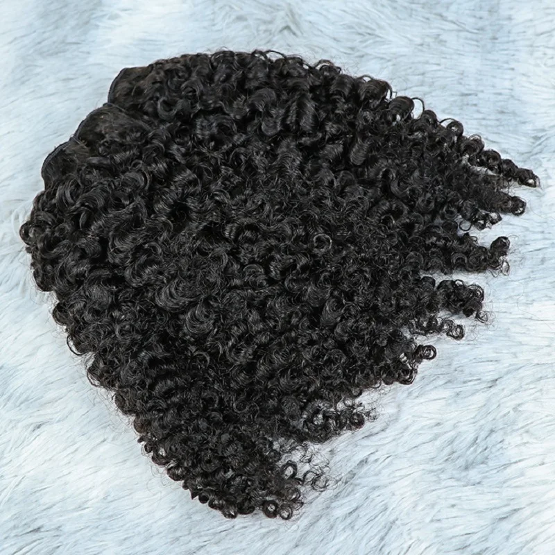 100 grams Kinky Curly Human Hair Bundles Bouncy curly hair weaving raw virgin water jerry curly human hair bundles extensions