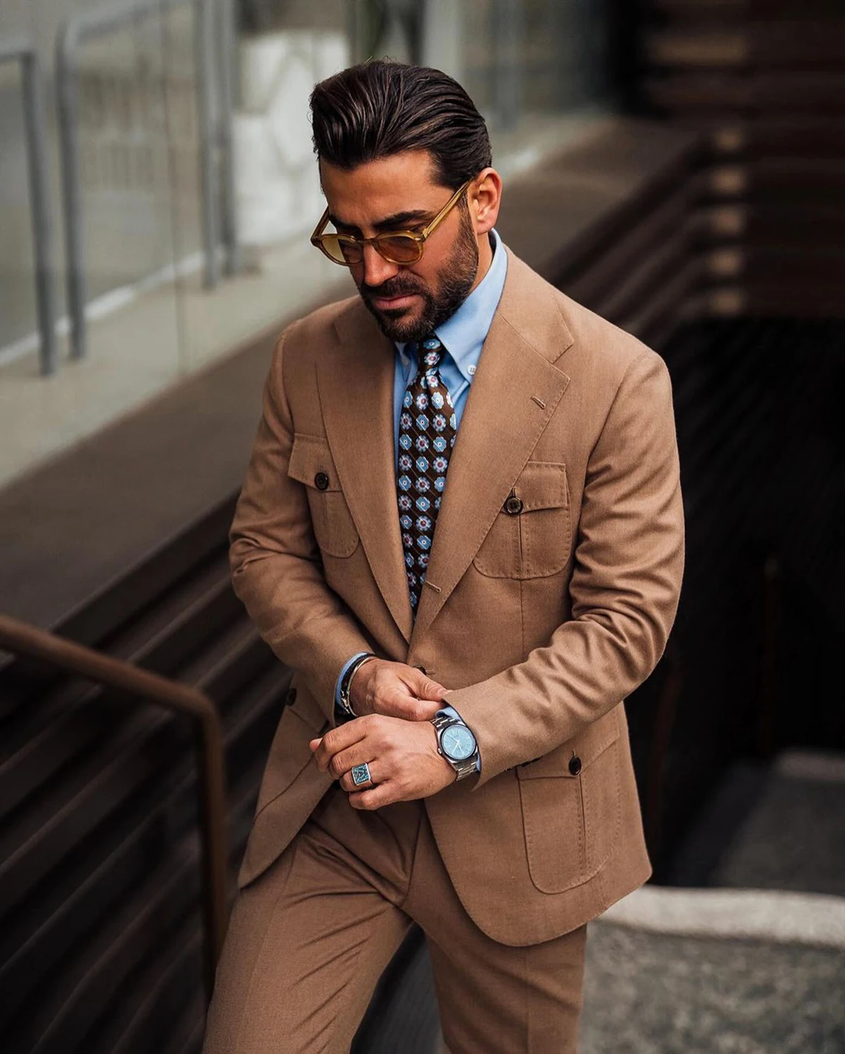 Costume de Mariage Classique de Haute Qualité pour Homme, Smoking de Marié à Deux lèvent, Revers Cranté, Coupe Cintrée, Blazer et Pantalon, 2 Pièces